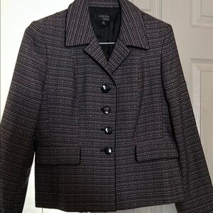 Le Suit Black Blazer Professional Tailored Fit